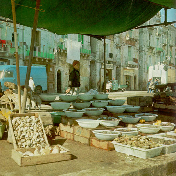 Taranto shellfish market