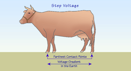 Step voltage.